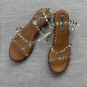 Steve Madden Travel Clear Sandals